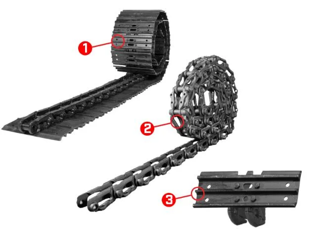 Dozer Track Chain, Excavator Track Chain, PC400 Track Group, Track Shoe Assembly D155